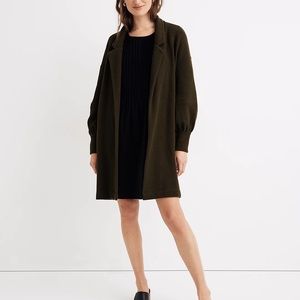 Madewell Pique Relaxed Cardigan Coat
